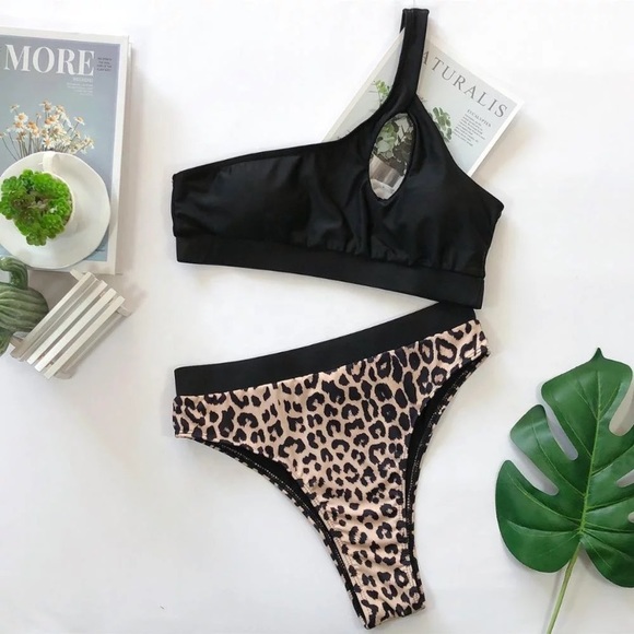 (last 1) 2pcs Swimwear leopard Brazilian bikini - Picture 5 of 7